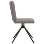 Sillas de comedor 4 unidades tela taupe