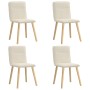 Sillas de comedor 4 unidades lino