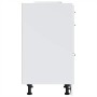 Mueble bajo de cocina Porto madera contrachapada blanca