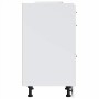 Mueble bajo de cocina Porto alto brillo blanco