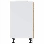 Mueble bajo de cocina porto roble artesano madera reconstituida