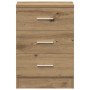 Mesitas de noche 2 uds madera roble artisan 38x35x55 cm