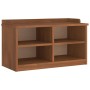 Banco de recibidor SANDNES madera maciza de pino 87x40x50 cm