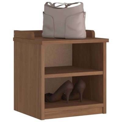 Banco de recibidor SANDNES madera maciza de pino 45x40x50 cm
