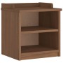 Banco de recibidor SANDNES madera maciza de pino 45x40x50 cm
