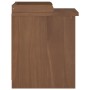 Banco de recibidor SANDNES madera maciza de pino 45x40x50 cm