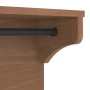 Perchero de pared SANDNES madera maciza pino 43x30x42cm