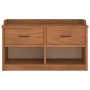 Banco de recibidor SANDNES madera maciza de pino 87x40x50 cm