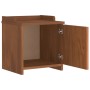 Banco de recibidor SANDNES madera maciza de pino 45x40x50 cm