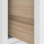 Perchero de entrada SANDENS madera pino blanco 87x40x159,5 cm