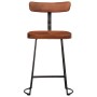 Taburetes de barra 2 uds madera maciza de mango 49x43x79 cm