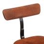 Taburetes de barra 2 uds madera maciza de mango 49x43x79 cm