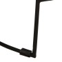 Taburetes de barra 2 uds madera maciza de mango 49x43x79 cm