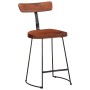 Taburetes de barra 2 uds madera maciza de mango 49x43x79 cm