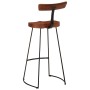 Taburetes de barra 2 uds 49x43x103 cm madera maciza de mango
