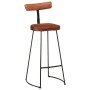 Taburetes de barra 2 uds 49x43x103 cm madera maciza de mango