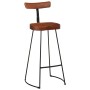 Taburetes de barra 2 uds 49x43x103 cm madera maciza de mango