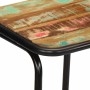 Taburetes de barra 2 uds 46x35,5x80 madera maciza reciclada