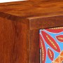 Mesita de noche 2 uds 40x30x45 cm madera maciza de acacia
