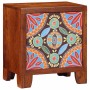 Mesita de noche 2 uds 40x30x45 cm madera maciza de acacia