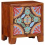 Mesita de noche 2 uds 40x30x45 cm madera maciza de acacia