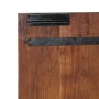 Cabecero de cama multicolor 200 cm madera maciza reciclada