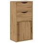 Mueble auxiliar con cajones ODDA 40x24x79 cm madera maciza pino