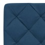 Cama con colchón tela azul 80x200 cm