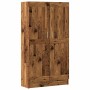 Estantería madera ingeniería madera envejecida 82,5x30,5x150 cm