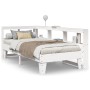 Cama con estantería sin colchón madera maciza de pino 90x190 cm