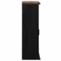 Armario colgante HALDEN 2 puerta correderas 75x22,5x70 cm negro