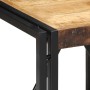 Mesa de centro 40x40x35 cm madera maciza de mango rugoso