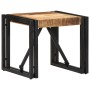 Mesa de centro 40x40x35 cm madera maciza de mango rugoso