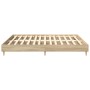 Estructura de cama sin colchón roble Sonoma 180x200 cm