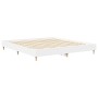 Cama sin colchón blanca 180x200 cm madera de ingeniería