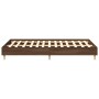 Estructura de cama sin colchón marrón roble 120x190 cm madera