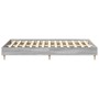 Estructura de cama sin colchón gris Sonoma 140x190 cm madera