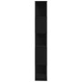 Estantería/divisor madera contrachapada roble negro 45x24x159cm