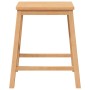 Sillas de bar 2 uds madera maciza caucho