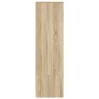 Aparador alto roble Sonoma 29,5x34x119,5cm madera de ingeniería