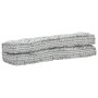 Cojín para sofá de palés tela gris claro patchwork