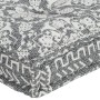 Cojín para sofá de palés tela gris claro patchwork
