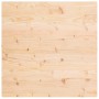 Tablero de mesa cuadrado madera maciza de pino 70x70x2,5 cm