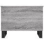 Mesa de centro madera contrachapada gris Sonoma 60x44,5x45 cm