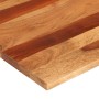 Tablero de mesa madera maciza de acacia 25-27 mm 80x80 cm