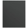 Estantería libros madera contrachapada gris brillo 36x30x114cm