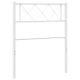 Cabecero de metal blanco 90 cm