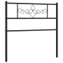 Cabecero de metal negro 90 cm