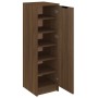 Mueble zapatero madera contrachapada marrón roble 30x35x100 cm