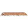 Encimera de baño rectangular madera maciza acacia 90x60x2,5 cm